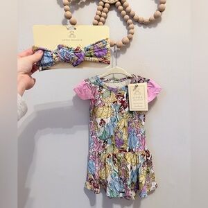 Little Snuggles Charlie’s Project Princess Twirl and Headband Set 12/18 months